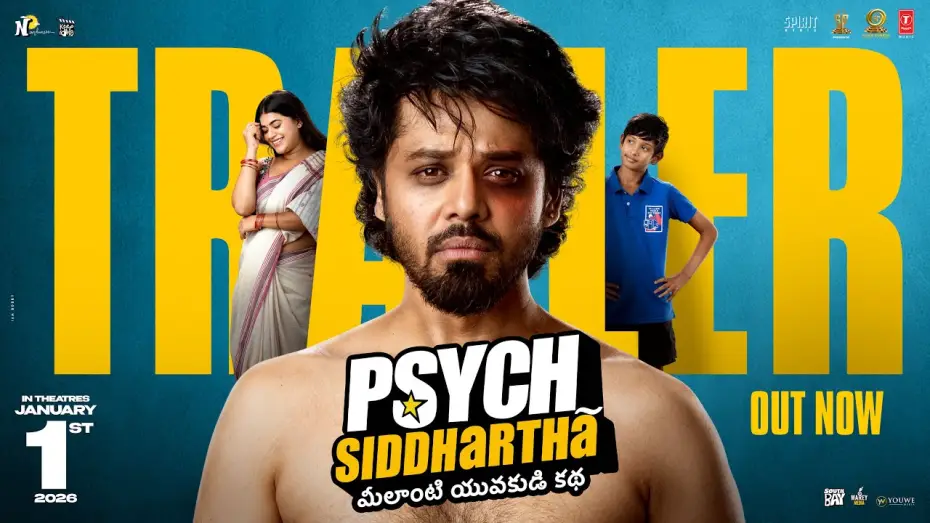 Watch film Psych Siddhartha | Psych Siddhartha | Official Trailer | Shree Nandu | Yaamini Bhaskar | Varun Reddy | Jan 1st Release
