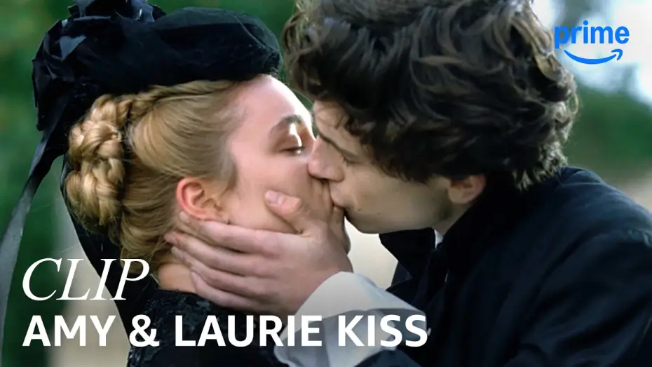 Watch film Little Women | Timoth&eacute;e Chalamet Kisses Florence Pugh - Clip