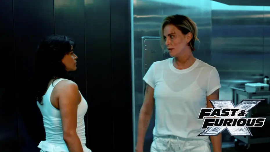 Watch film Fast X | Clip - Letty empieza a pelear con Cipher mientras escapan