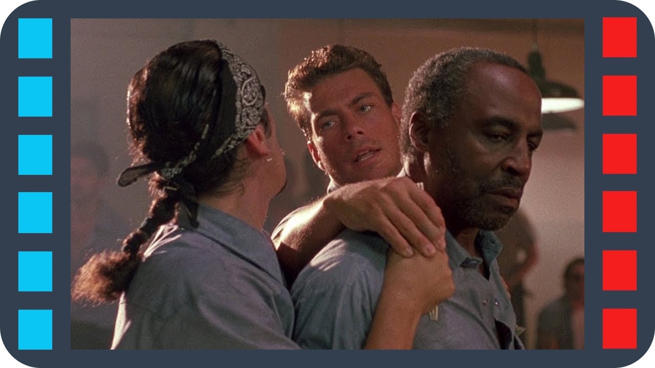 Watch film Death Warrant | Бёрк заступается за чернокожего перед латиносом &mdash; &laquo;Ордер на смерть&raquo; (1990) сцена 3/8 HD