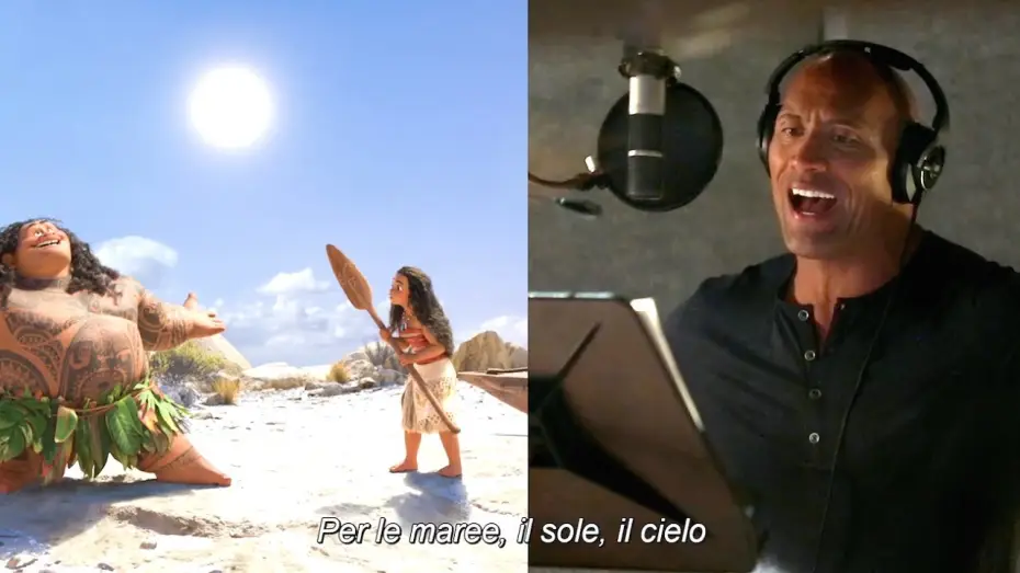 Watch film Moana | Oceania - Dwayne "The Rock" Johnson &egrave; Maui - Featurette
