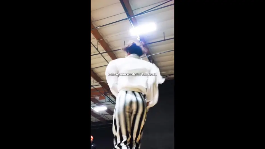 Watch film Michael | Watch Jaafar Jackson master the moves for Michael...