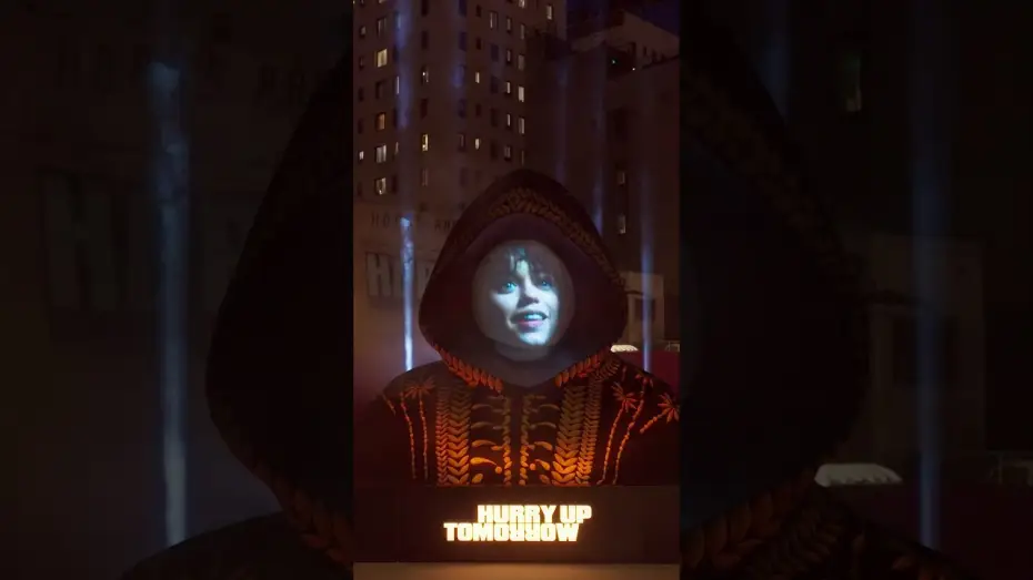 Watch film Hurry Up Tomorrow | THE #HURRYUPTOMORROW MIRROR INSTALLATION ON HOLLYWOOD & VINE.