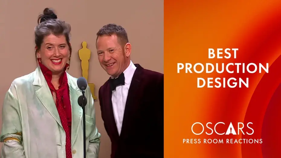 Watch film Poor Things | Best Production Design | 'Poor Things' | Oscars 2024 Press Room Speech