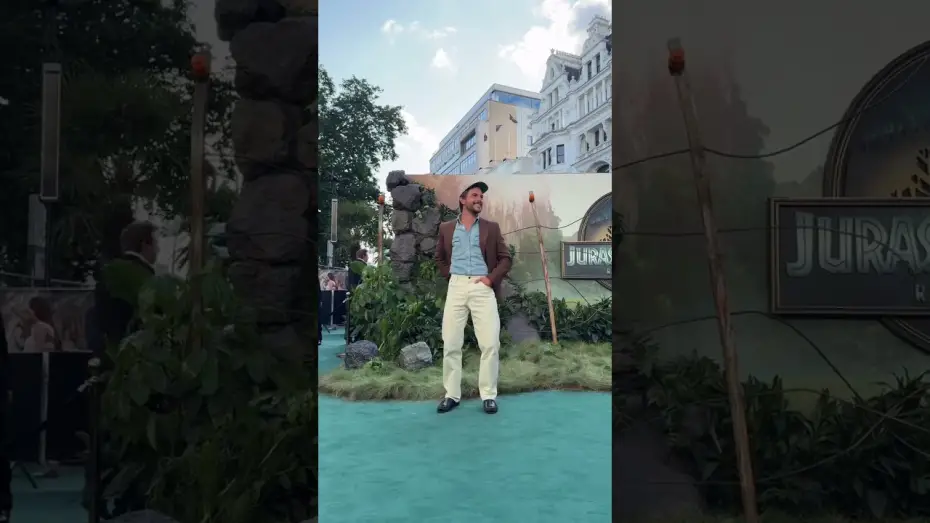 Watch film Untitled Jurassic World Movie | Jonathan Bailey is back in London for the World Premiere of Jurassic World Rebirth