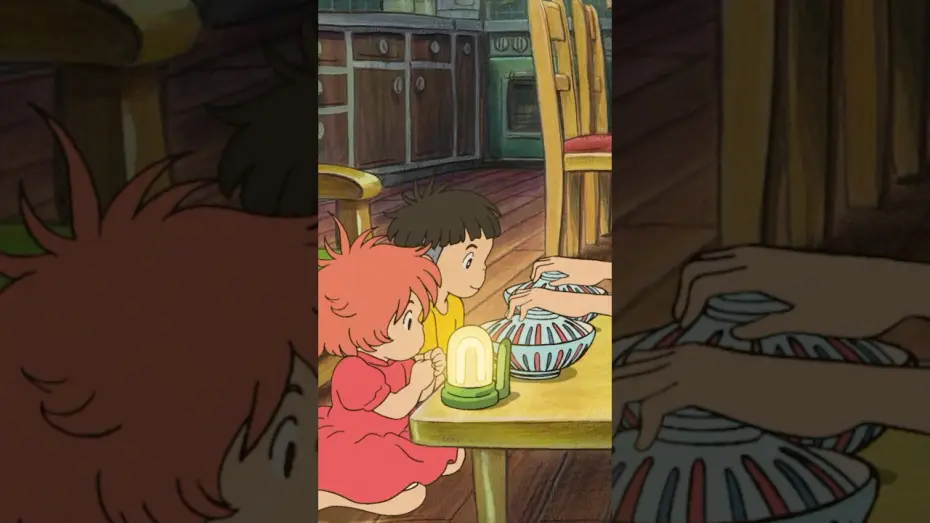 Watch film Ponyo | Clip: Ponyo and Sosuke get a dinner surprise