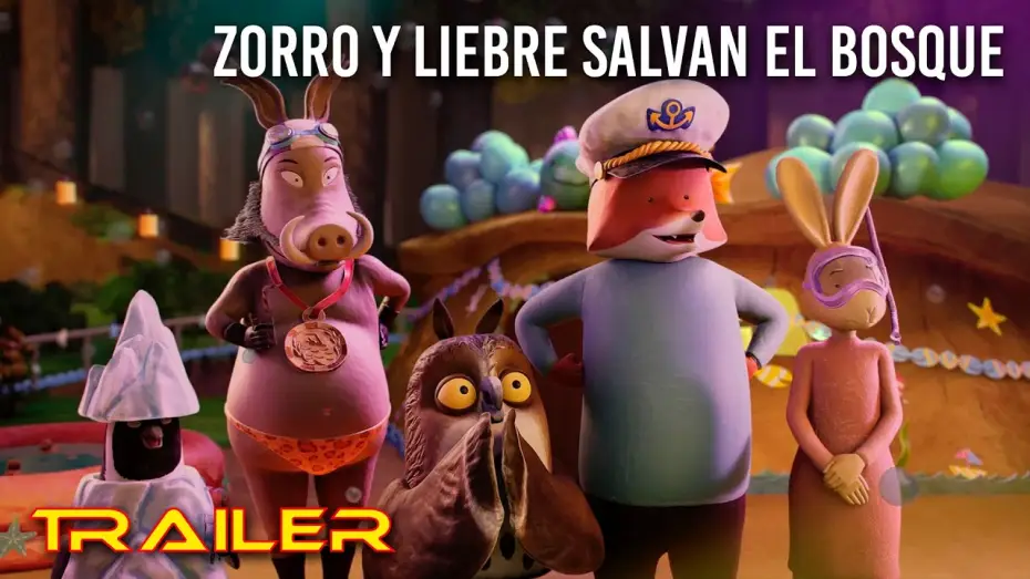 Watch film Fox and Hare Save the Forest | Zorro y Liebre salvan el bosque - Tr&aacute;iler espa&ntilde;ol