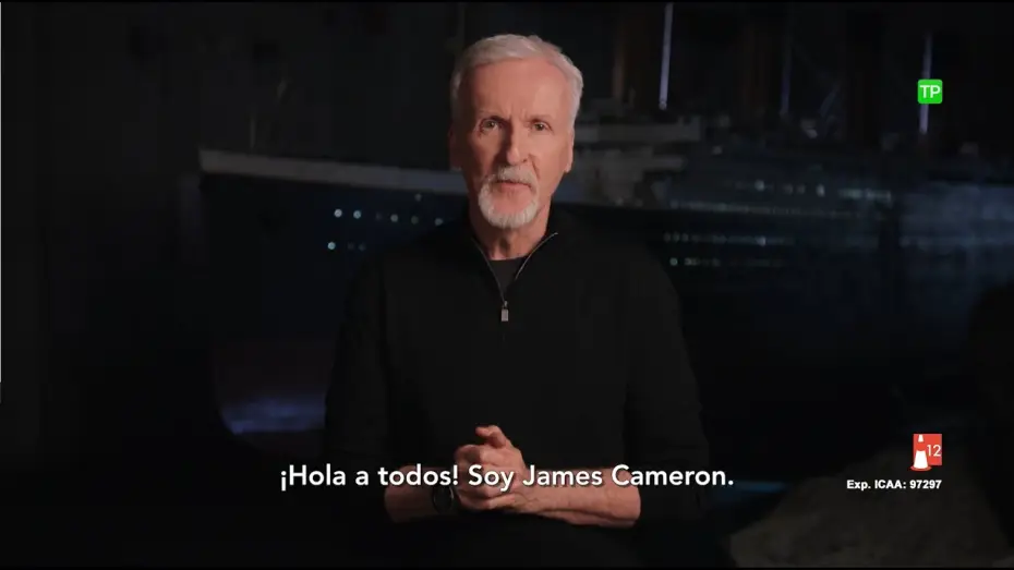 Watch film Titanic | Saludo de James Cameron [VOSE]
