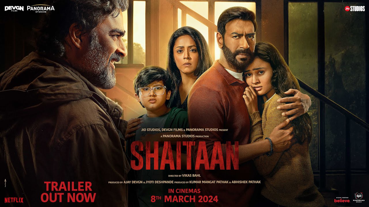 Watch film Shaitaan | Shaitaan Trailer | Ajay Devgn, R Madhavan, Jyotika | Jio Studios, Devgn Films, Panorama Studios