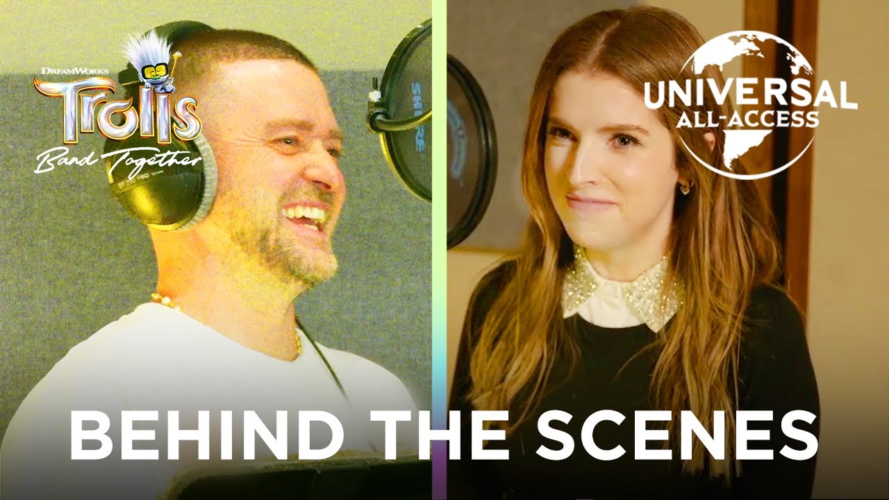 Watch film Trolls Band Together | Anna Kendrick & Justin Timberlake Recording Booth Fun - Behind The Scenes