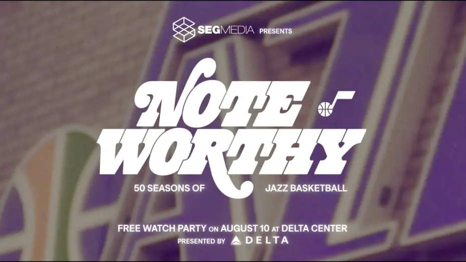 Watch film Note Worthy: 50 Seasons of Jazz Basketball | NOTE WORTHY: Coming August 2024