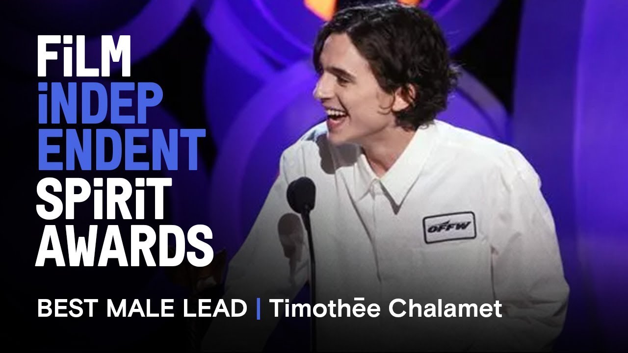 Watch film Call Me by Your Name | TIMOTHÉE CHALAMET wins Best Male Lead at the 2018 Film Independent Spirit Awards