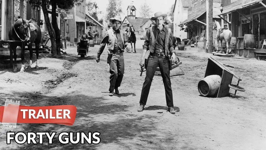 Watch film Forty Guns | Forty Guns 1957 Trailer | Barbara Stanwyck