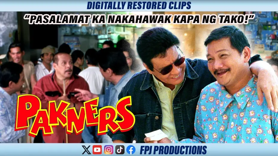 Watch film Pakners | Pasalamat ka Elias nakahawak ka pa ng Tako! | Fernando Poe Jr., Efren "Bata" Reyes