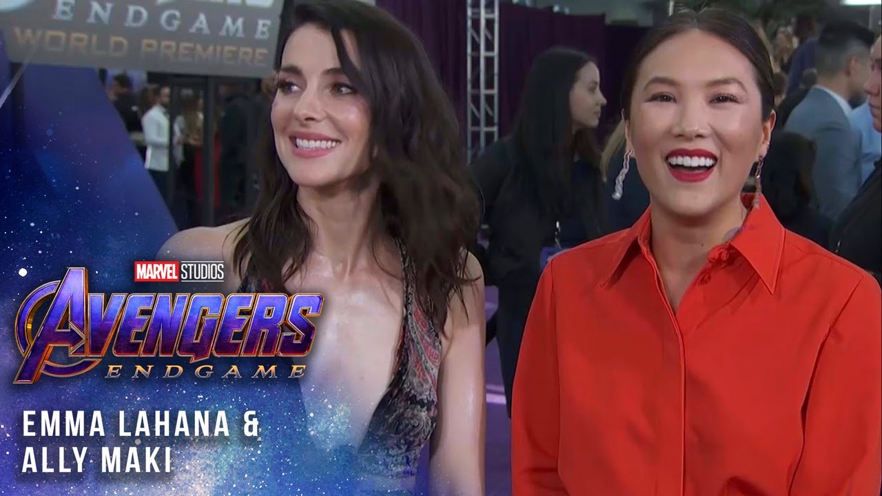 Watch film Avengers: Endgame | Emma Lahana and Ally Maki at the Premiere