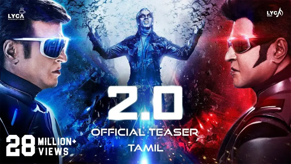 Watch film 2.0 | 2.0 - Official Teaser [Tamil] | Rajinikanth | Akshay Kumar | A R Rahman | Shankar | Subaskaran