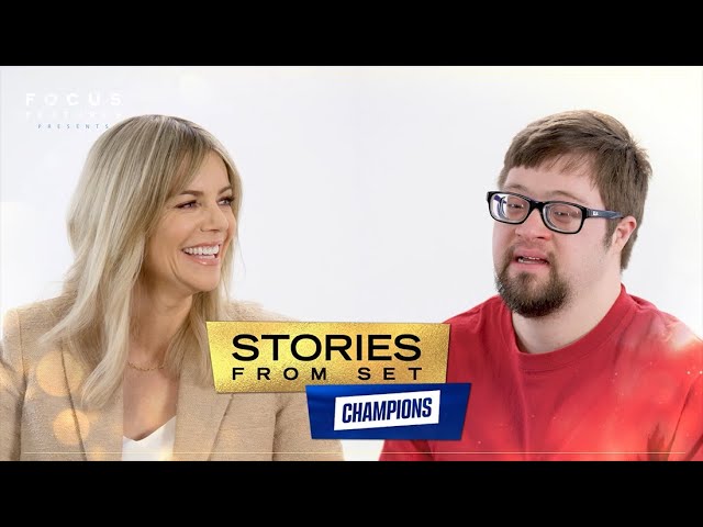 Watch film Champions | Kaitlin Olson & Kevin Iannucci Enjoyed Joking Around with the Cast of Champions | Stories From Set