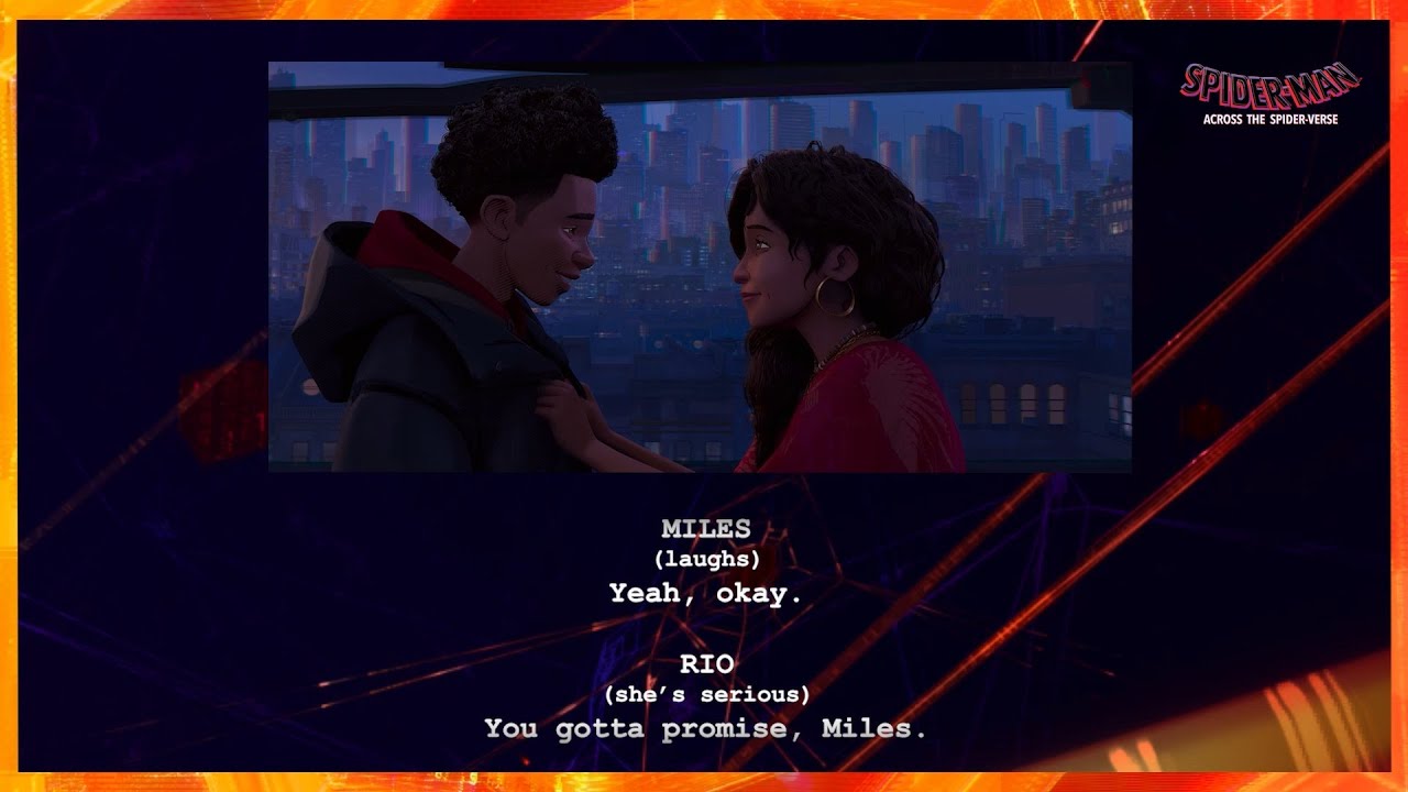 Watch film Spider-Man: Across the Spider-Verse | Screenplay - Miles and Rio Promise