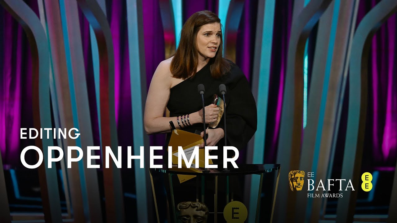 Watch film Oppenheimer | Oppenheimer wins Editing | EE BAFTA Film Awards 2024