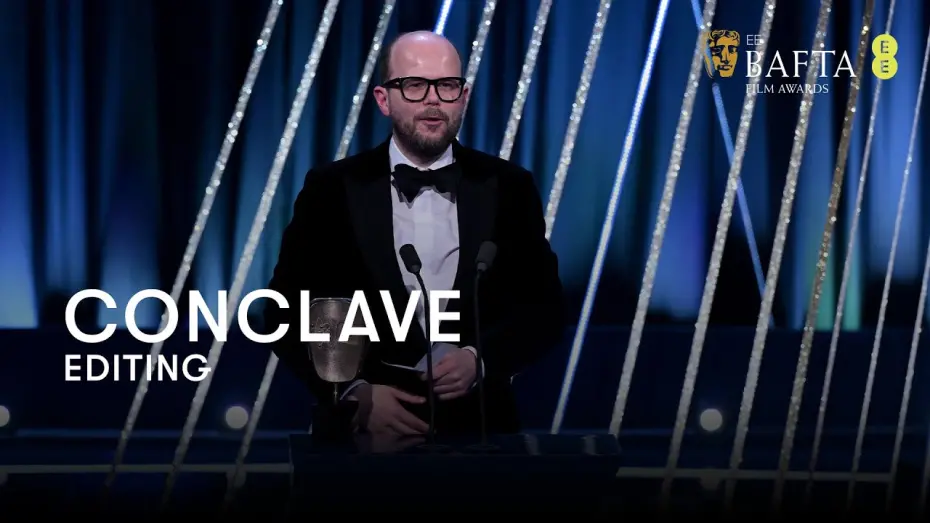 Watch film Conclave | Conclave takes home the BAFTA for Editing | BAFTA Film Awards 2025