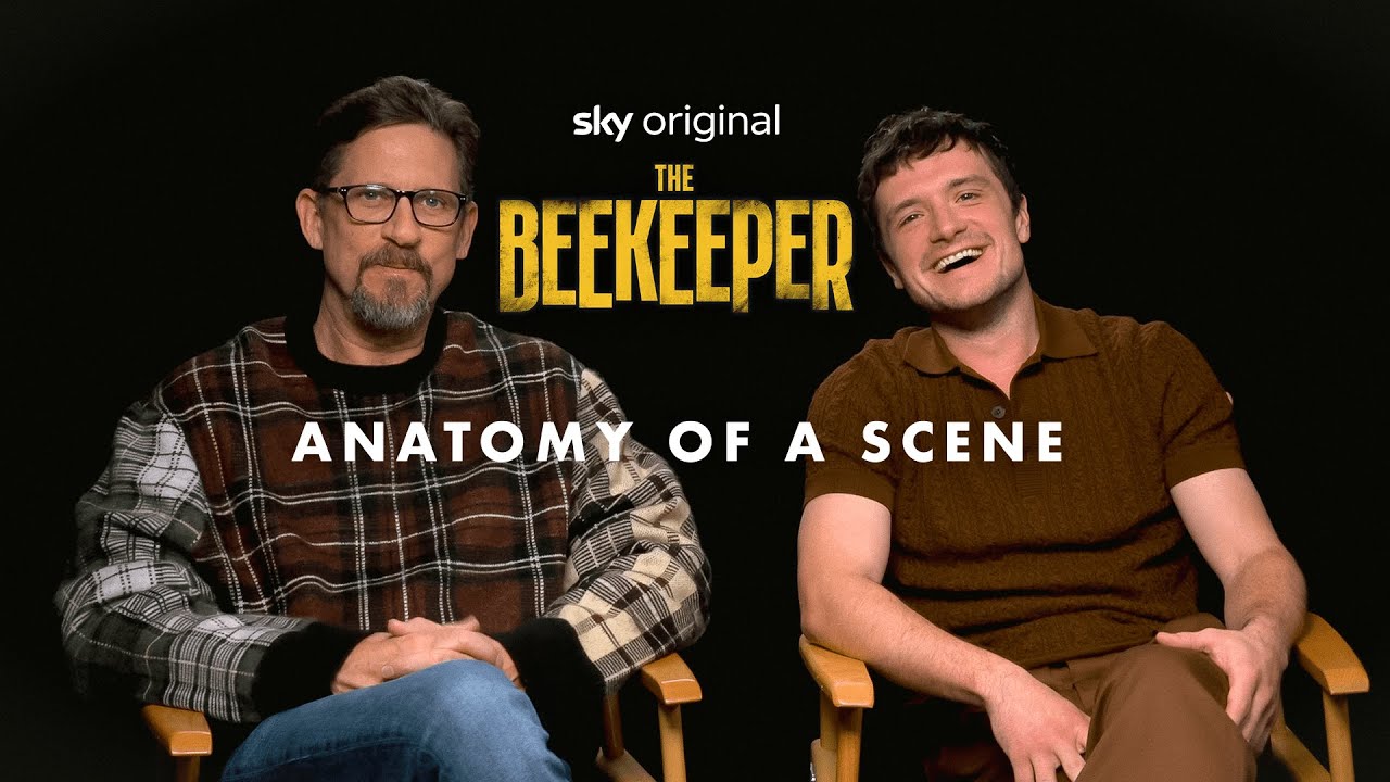 Watch film The Beekeeper | Josh Hutcherson and David Ayer reveal on set secrets!