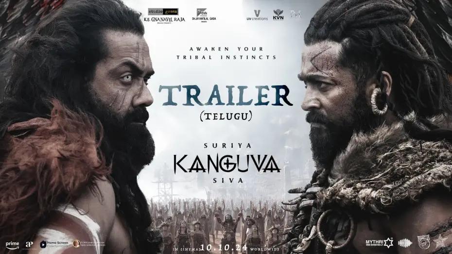 Watch film Kalinga | Kanguva - Telugu Trailer | Suriya | Bobby Deol | Devi Sri Prasad | Siva | Studio Green |UV Creations