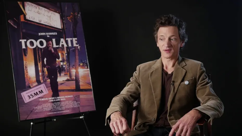 Watch film Too Late | John Hawkes talks “Down With Mary” in TOO LATE