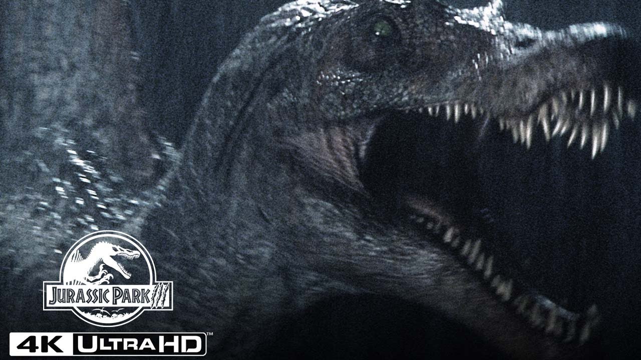 Watch film Jurassic Park III | The Spinosaurus Attacks Dr. Alan Grant