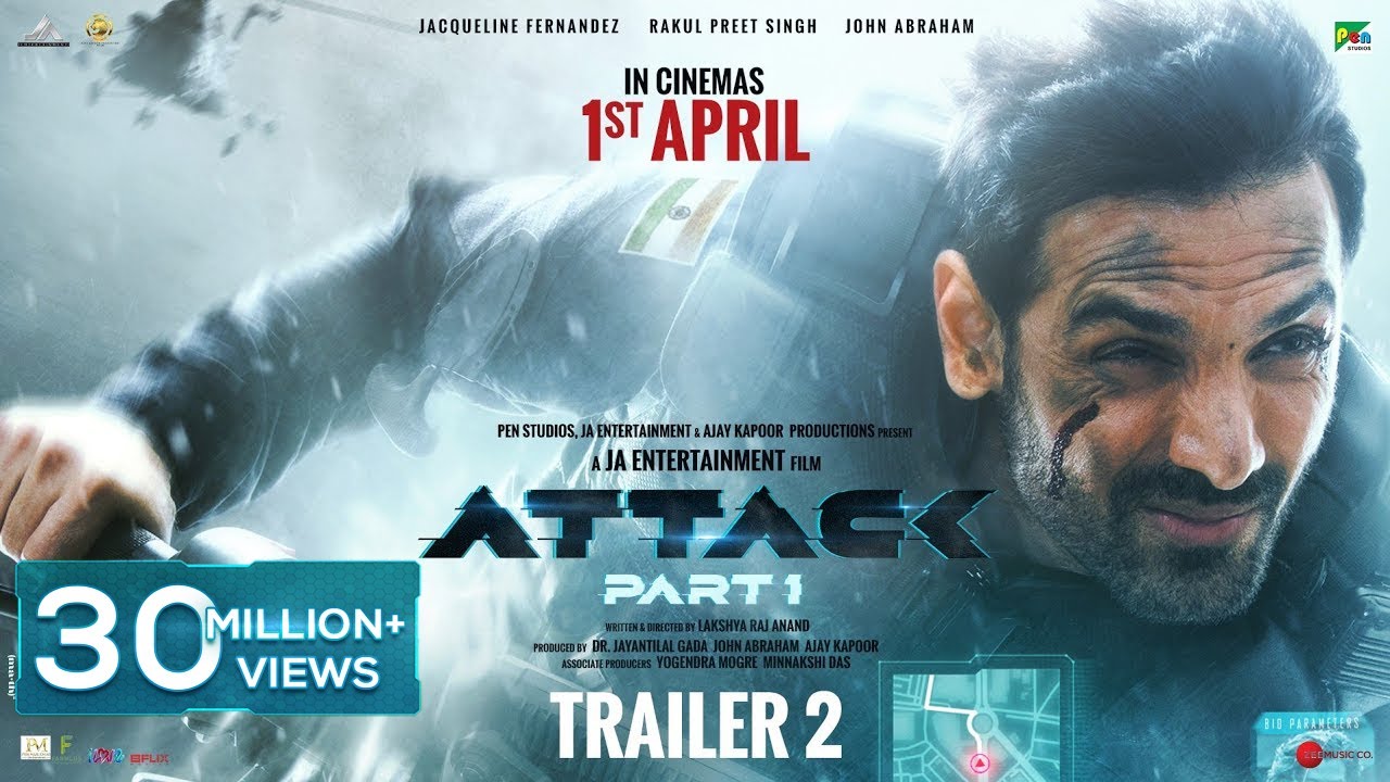 Watch film Attack | Attack |Official Trailer 2 | John A, Jacqueline F, Rakul Preet S |Lakshya Raj Anand| April 1st, 2022