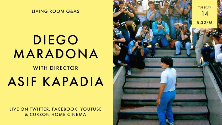 Watch film Diego Maradona | LIVING ROOM Q&As: Diego Maradona with Asif Kapadia