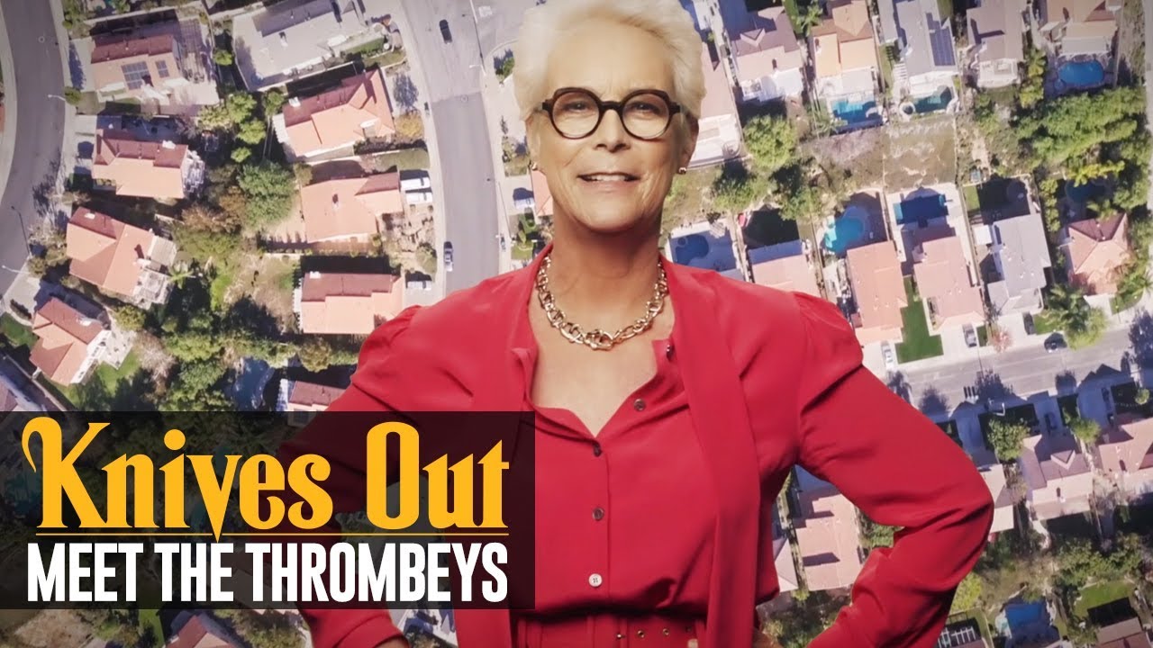 Watch film Knives Out | Meet the Thrombeys: Thrombey Real Estate – Jamie Lee Curtis