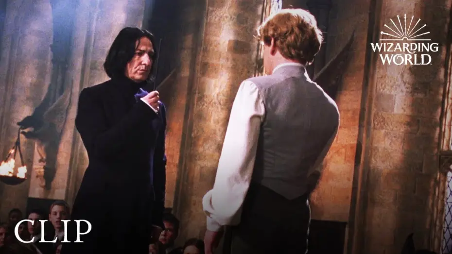 Watch film Harry Potter and the Chamber of Secrets | Wizard Duel: Severus Snape vs Gilderoy Lockhart