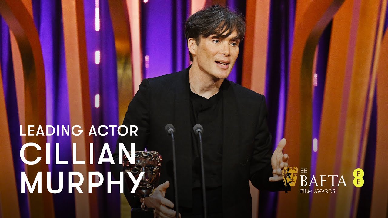 Watch film Oppenheimer | Cillian Murphy collects his Leading Actor BAFTA for Oppenheimer | EE BAFTA Film Awards 2024