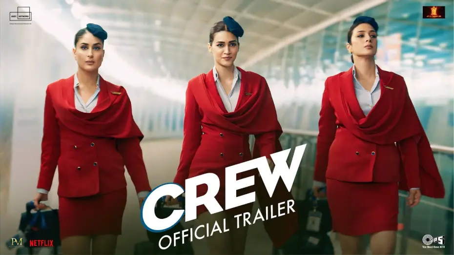 Watch film Crew | Crew | Trailer | Tabu, Kareena Kapoor Khan, Kriti Sanon, Diljit Dosanjh, Kapil Sharma | March 29