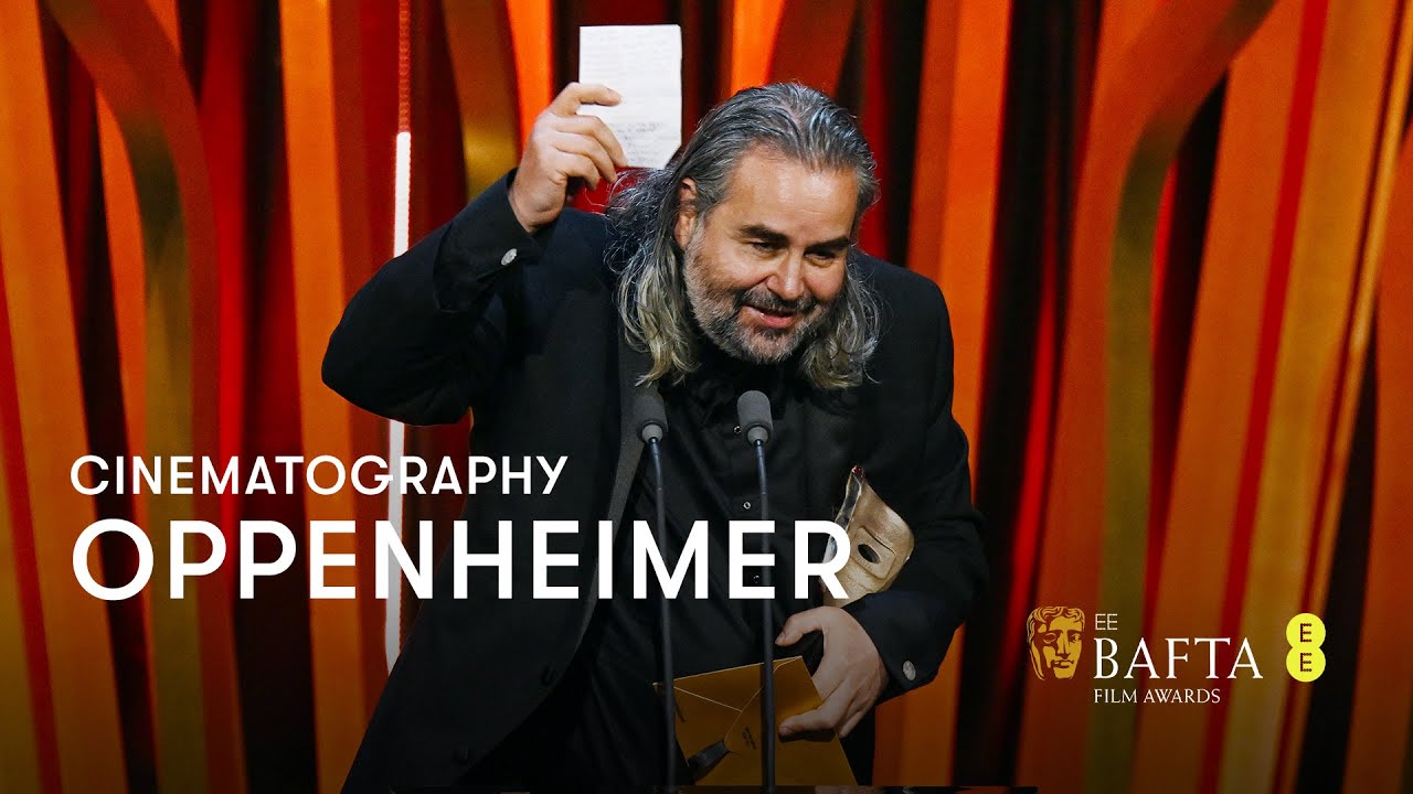 Watch film Oppenheimer | Oppenheimer wins Cinematography | EE BAFTA Film Awards 2024