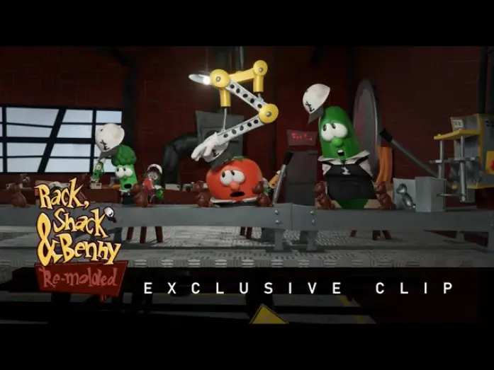 Watch film Rack, Shack & Benny Re-Molded: A VeggieTales Fan Project | (FANMADE) The Chocolate Factory | Fan Project Clip | Rack, Shack & Benny Re-molded