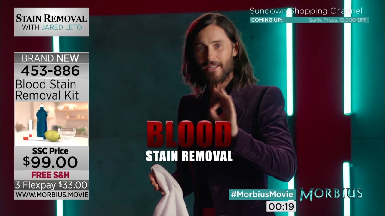 Watch film Morbius | Stain Removal with Jared Leto