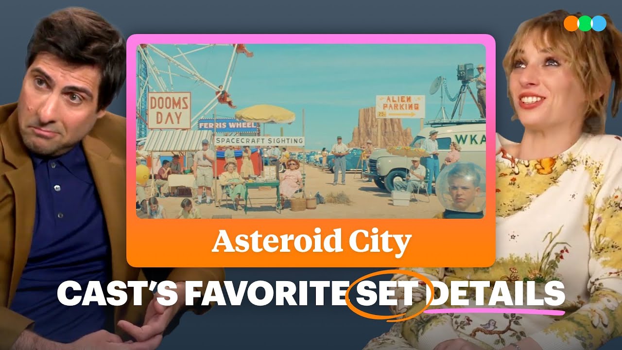 Watch film Asteroid City | The Asteroid City Cast Reveal Their Favorite Asteroid City Set Details