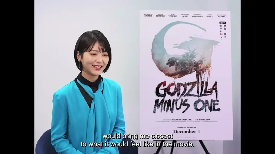 Watch film Godzilla Minus One | How Minami Hamabe Prepared for Her Role [Subtitled]