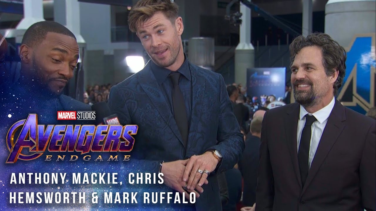 Watch film Avengers: Endgame | Mark Ruffalo, Chris Hemsworth and Anthony Mackie at the Premiere