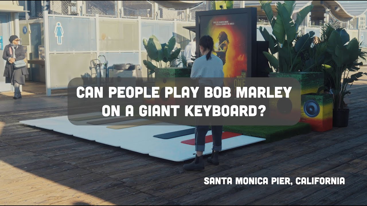 Watch film Bob Marley: One Love | Giant Keyboard Jam