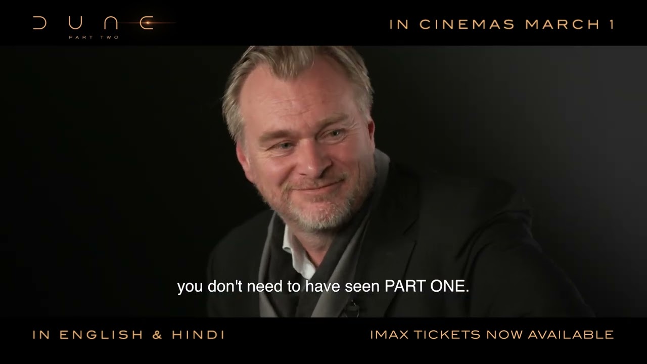 Watch film Dune: Part Two | Christopher Nolan and Denis Villeneuve on Dune: Part Two