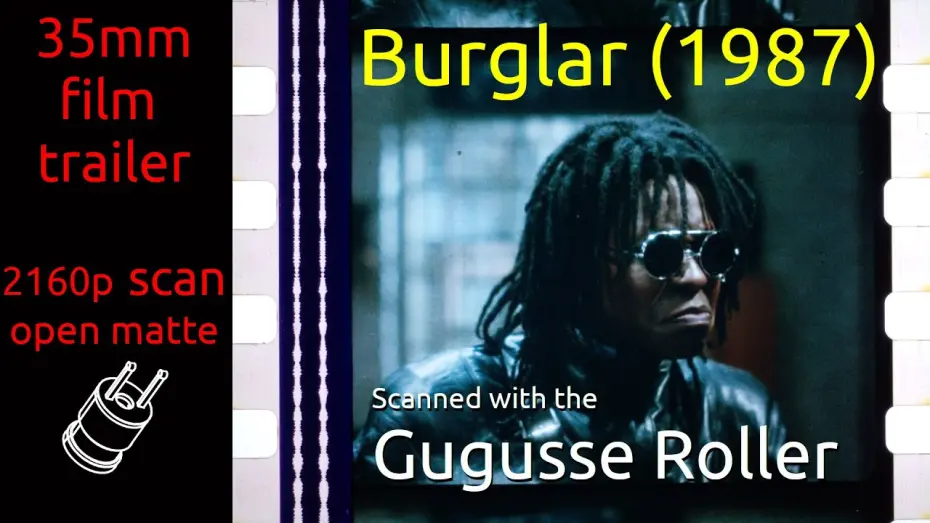 Watch film Burglar | Burglar (1987) 35mm film trailer, flat open matte, 2160p