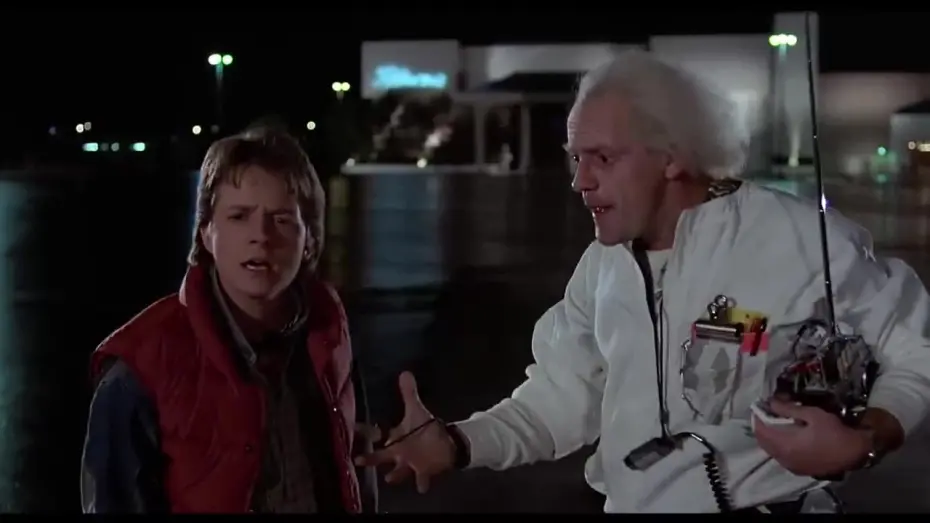 Watch film Back to the Future | The Very First DeLorean Time Travel Scene