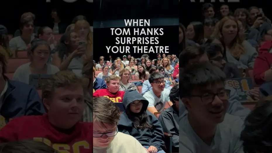 Watch film Here | Tom Hanks Theatre Surprise