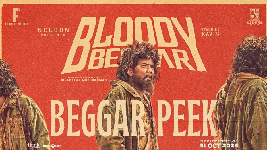 Watch film Bloody Beggar | Bloody Beggar -  Beggar Peek | Nelson Dilipkumar | Kavin | Sivabalan Muthukumar | Jen Martin