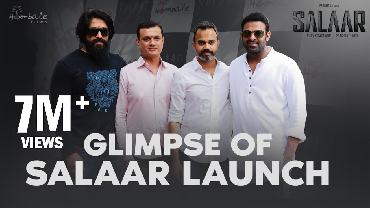 Watch film Salaar: Part 1 - Ceasefire | Glimpse Of Salaar Launch | Prabhas | Prashanth Neel | Vijay Kiragandur | Hombale Films