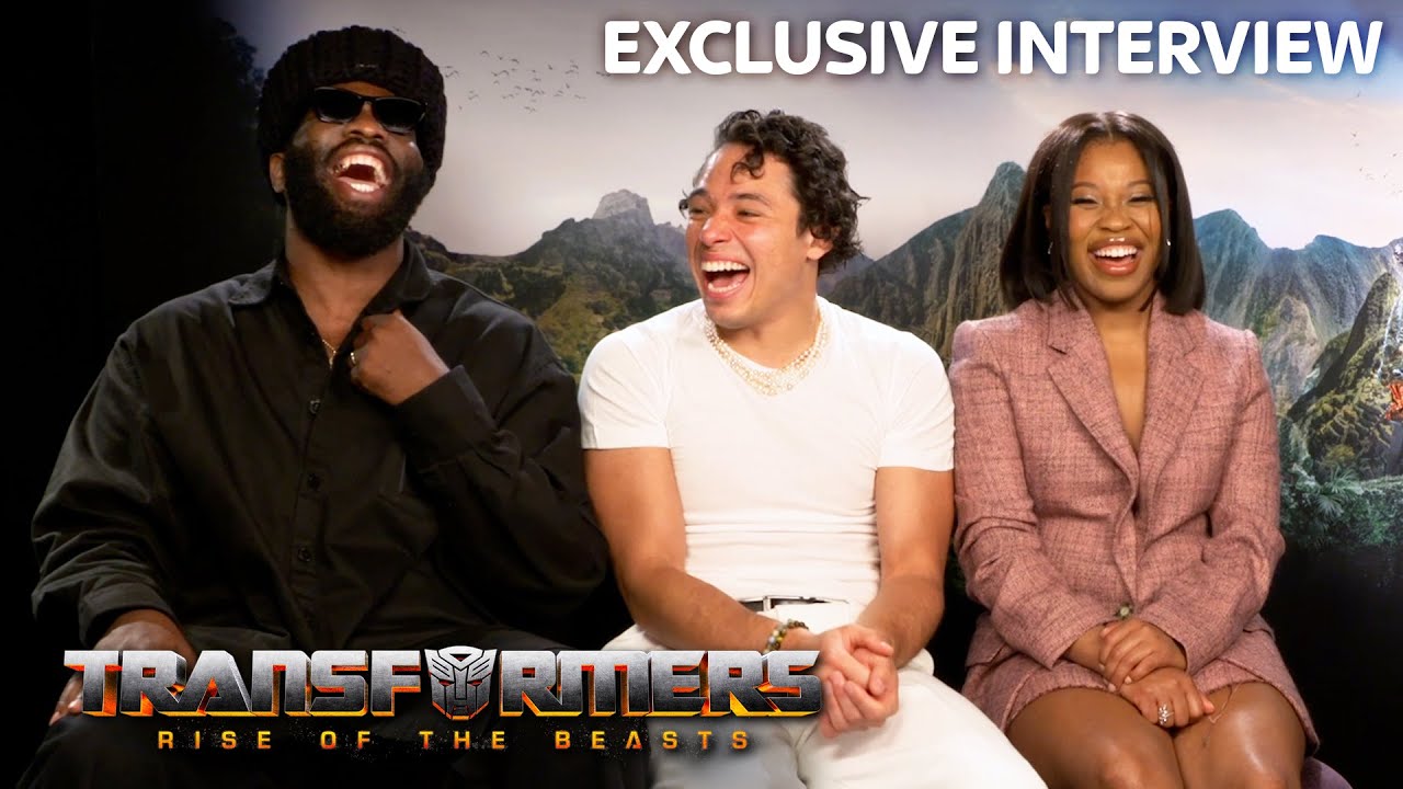 Watch film Transformers: Rise of the Beasts | Hilarious Interview with Anthony Ramos, Dominique Fishback, and Toby Nwigwe