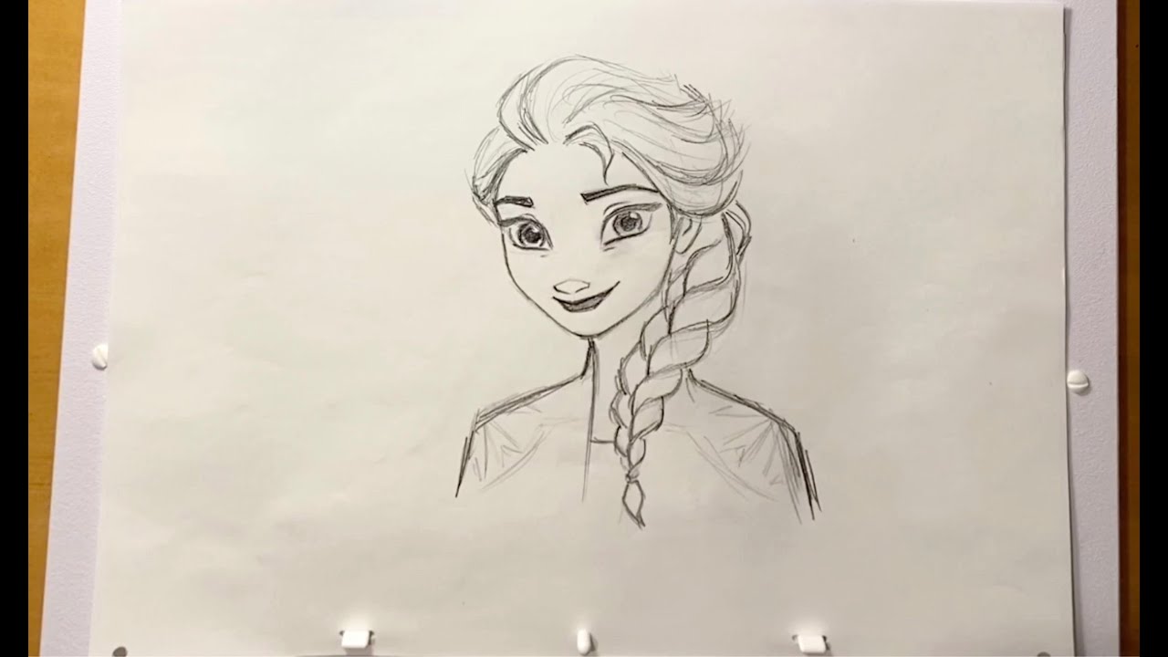 Watch film Frozen II | How to Draw Elsa from Frozen 2 l Draw With Disney Animation