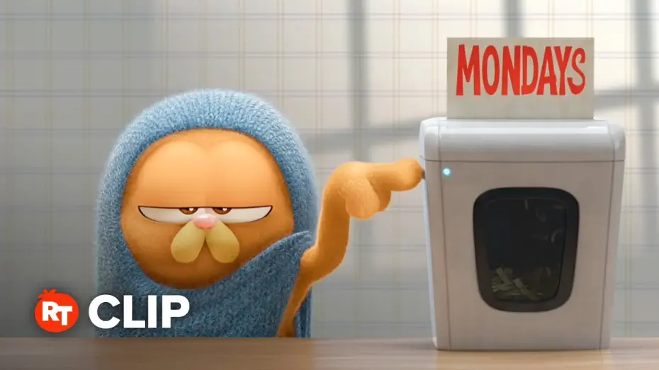 Watch film The Garfield Movie | The Garfield Movie Clip - Garfield Hates Mondays (2024)